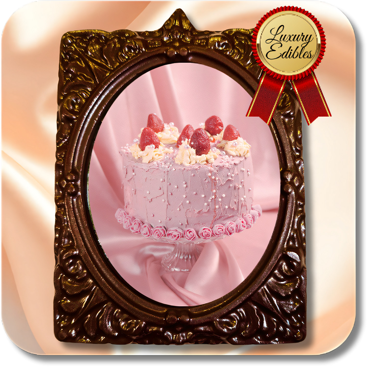 4K Chocolate Image Bars – Girl’s Birthday Edition - Dessert Print