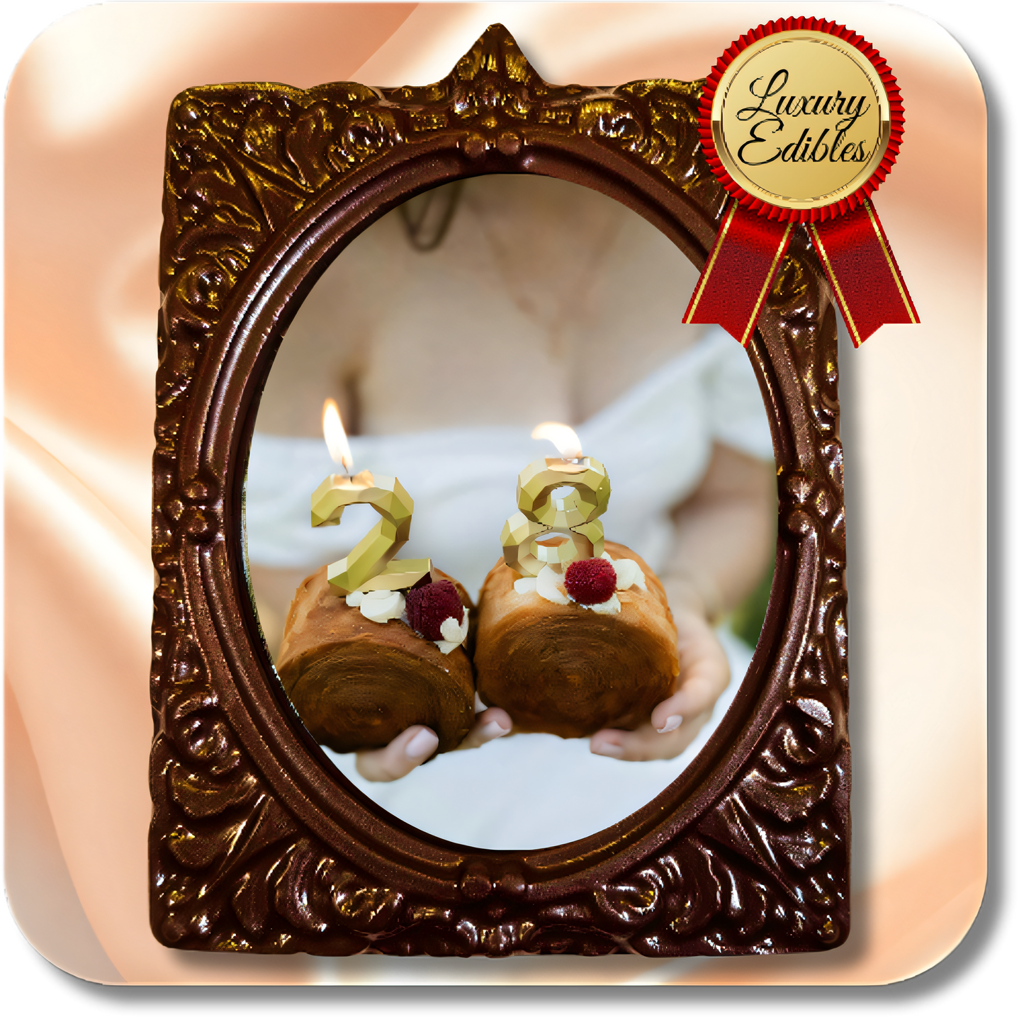 4K Chocolate Image Bars – Her Birthday Edition - Dessert Print