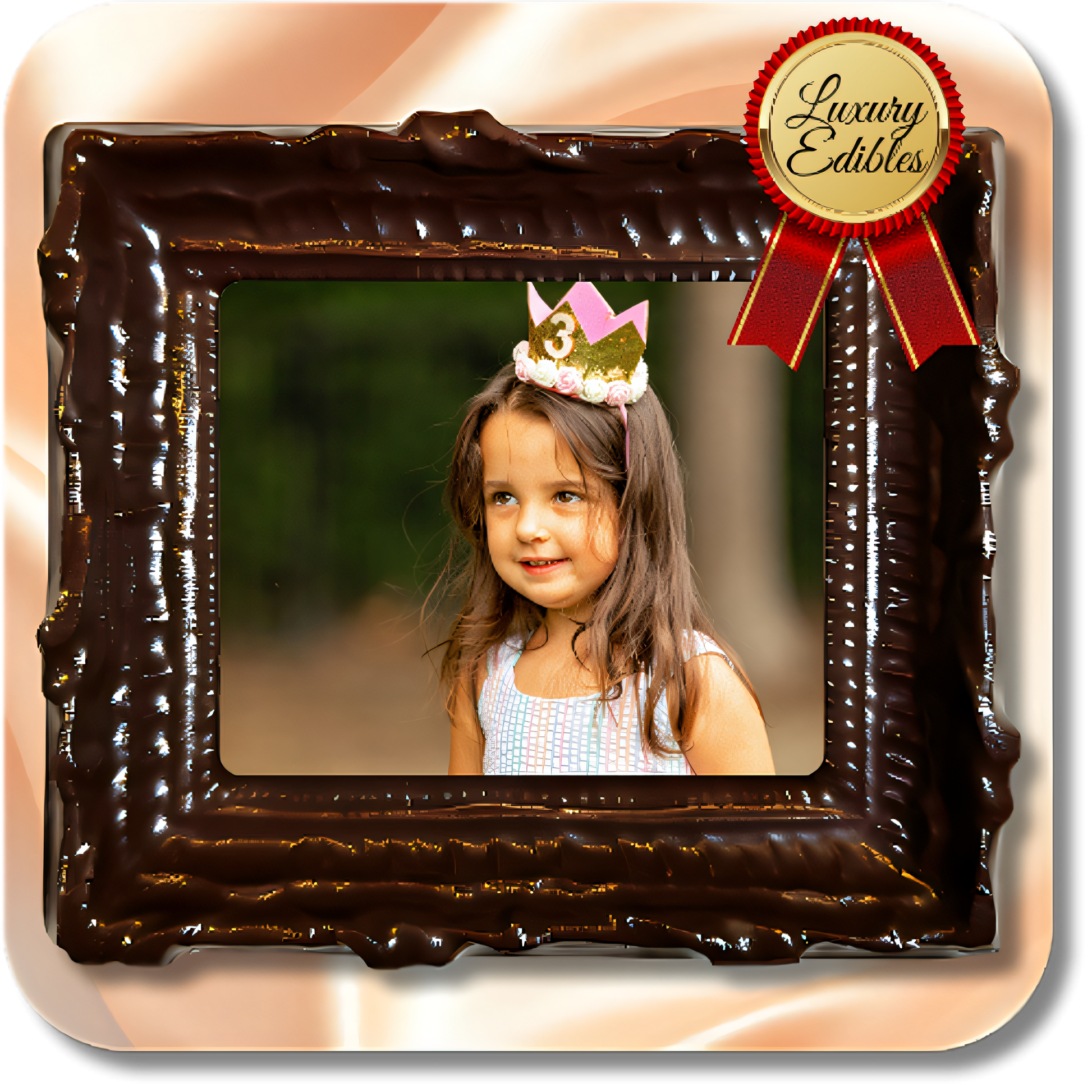 4K Chocolate Image Bars – Girl’s Birthday Edition - Dessert Print