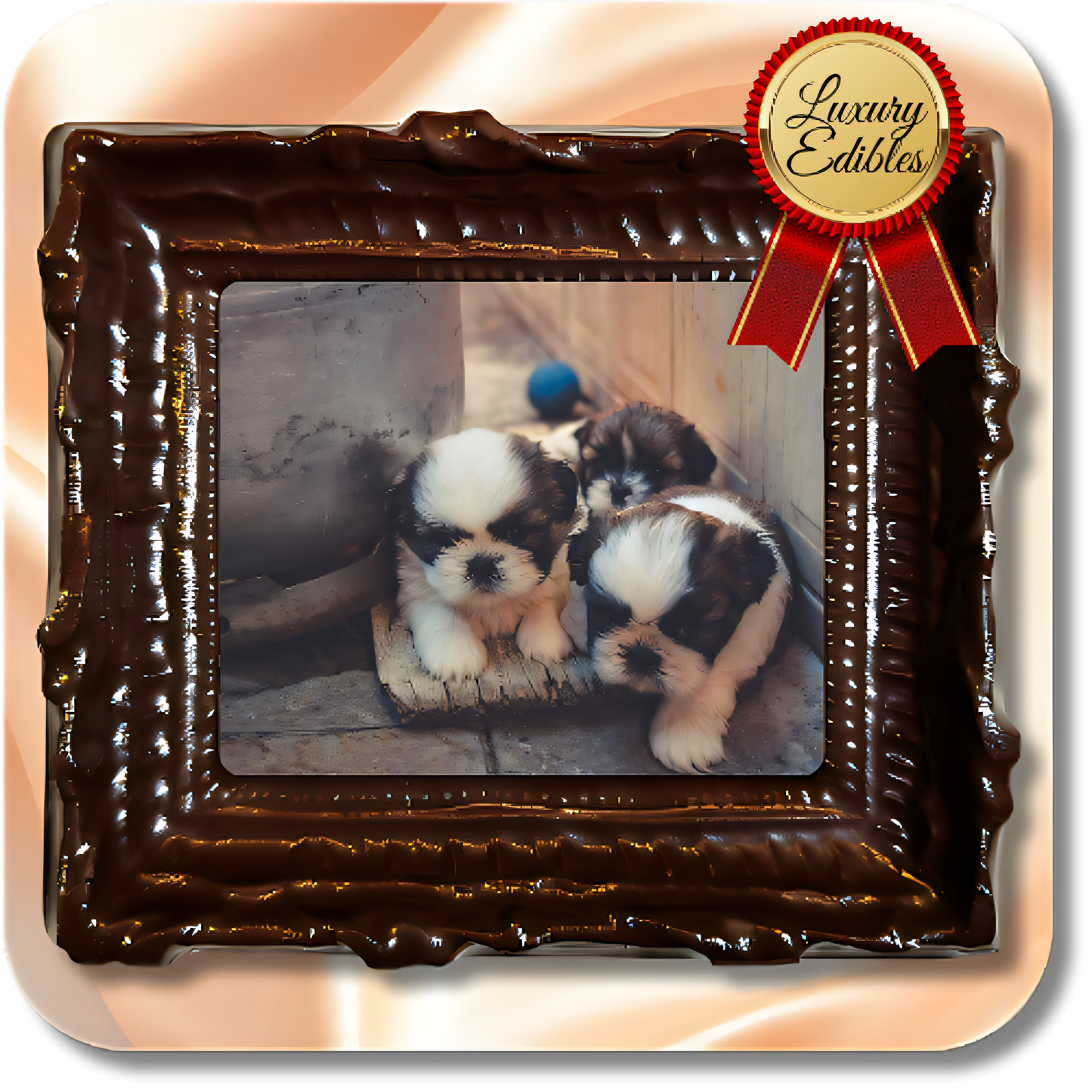 4K Chocolate Image Bars – Furry Friends Edition - Dessert Print