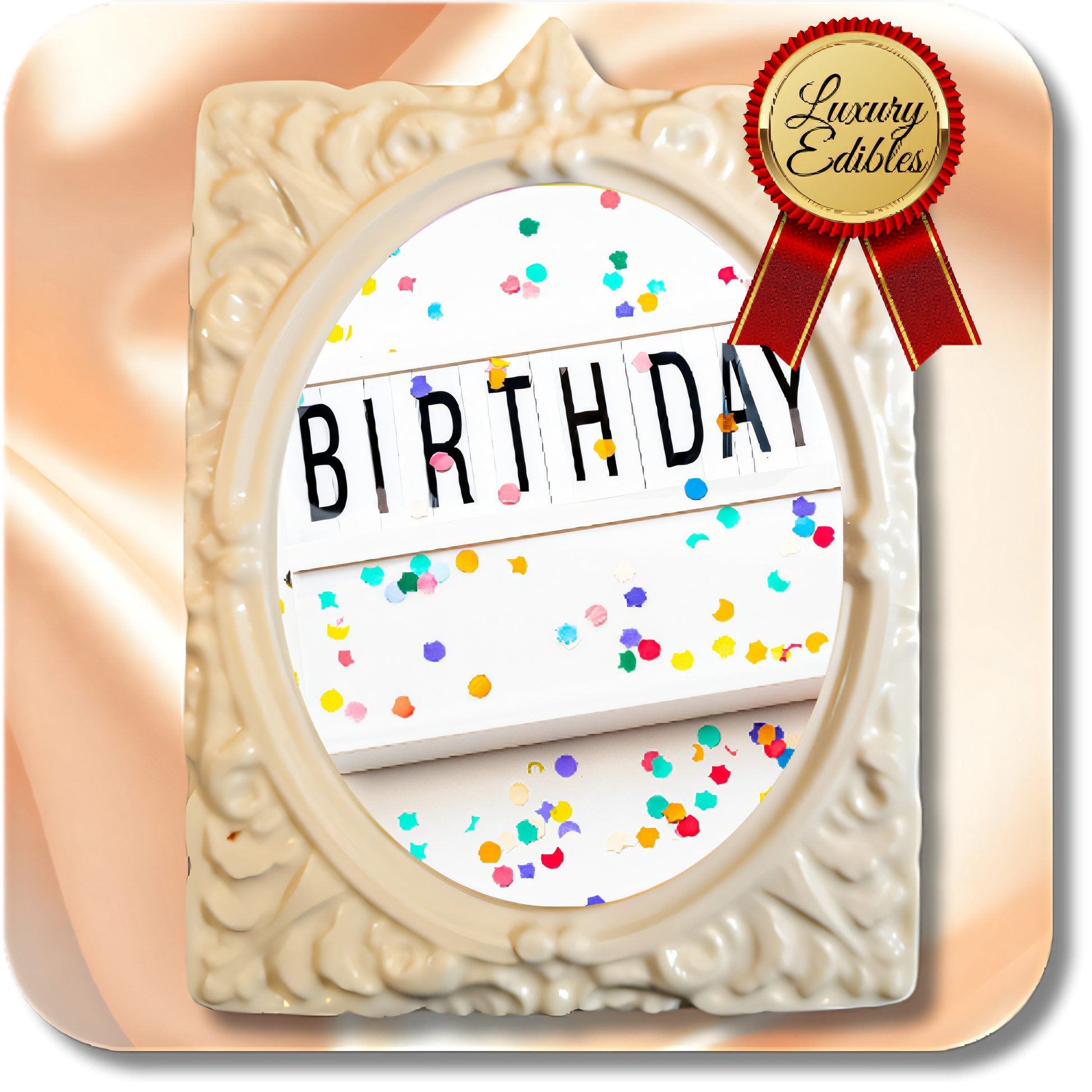 4K Chocolate Image Bars – Girl’s Birthday Edition - Dessert Print