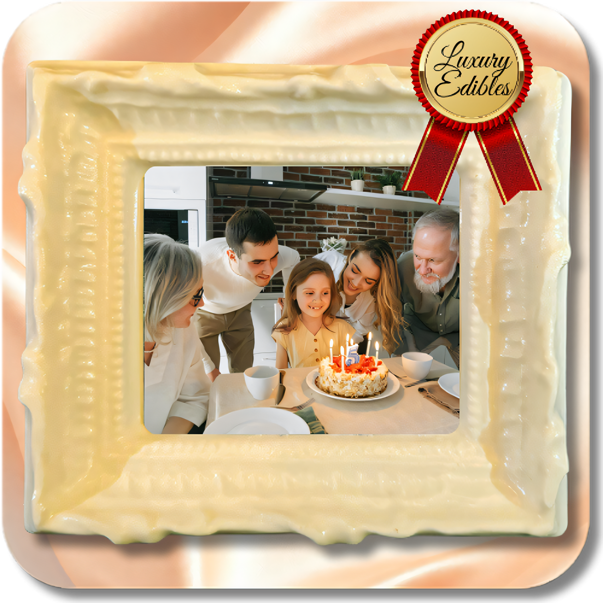 4K Chocolate Image Bars – Girl’s Birthday Edition - Dessert Print